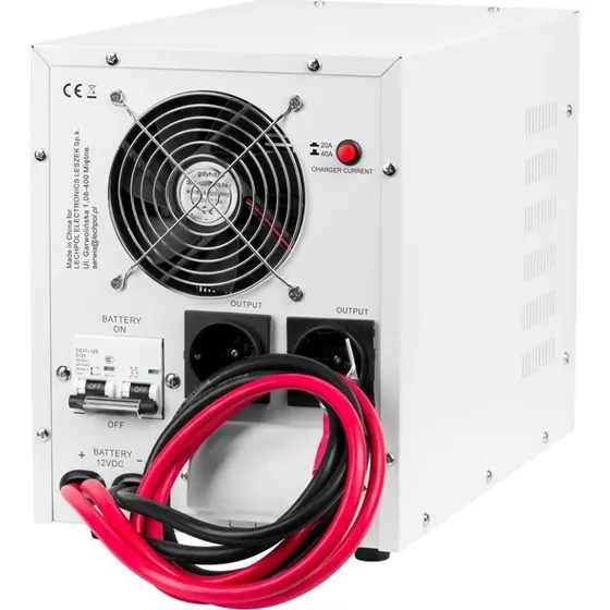 KEMOT PROsinus-2200 Nødstrømsforsyning, Ren Sinus, 2200VA/1600W