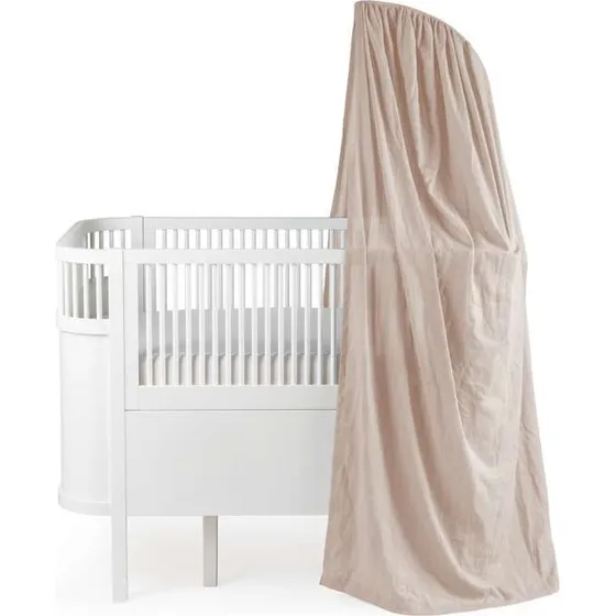 Sebra Sengehimmel Birchbark Rose - Økologisk bomuld