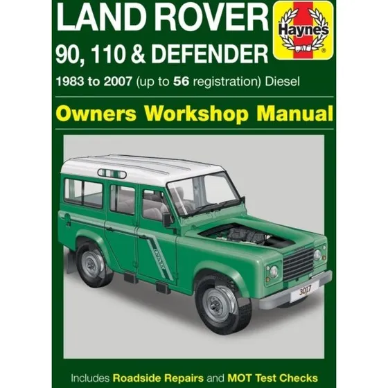 Haynes Land Rover 90, 110 & Defender Diesel Reparationsbog