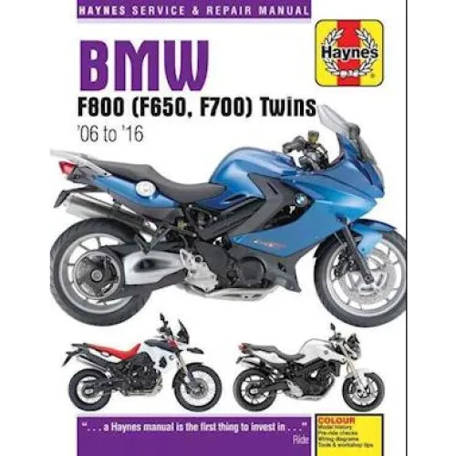 Haynes Repair Manual: BMW F650, F700 & F800 Twins (06-16)