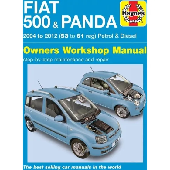 Haynes Reparationsvejledning til Fiat 500 & Panda (04-12)