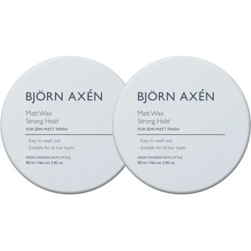 Björn Axén Matt Wax Strong Hold 2×80 g