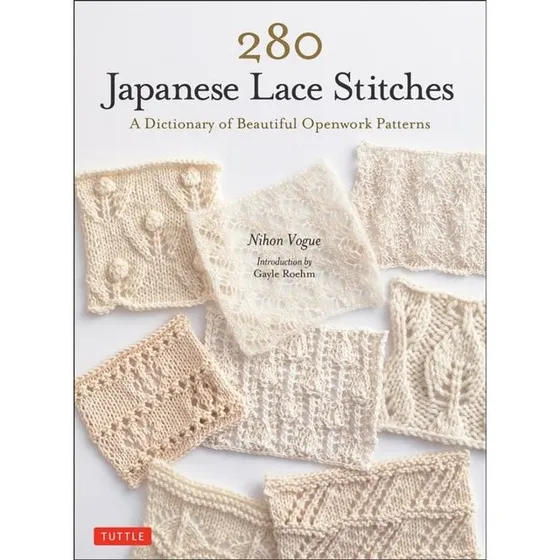 280 Japanese Lace Stitches - Nihon Vogue Bog