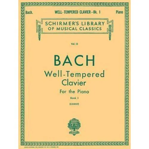 J.S. Bach: Well Tempered Clavier - Bog 1