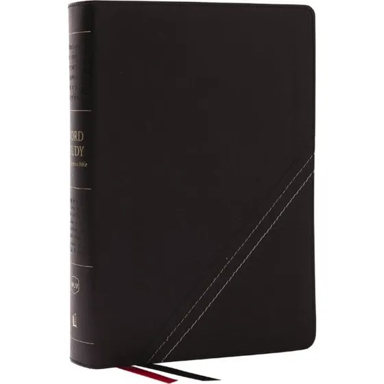 NKJV Word Study Reference Bible, Bonded Leather, Black