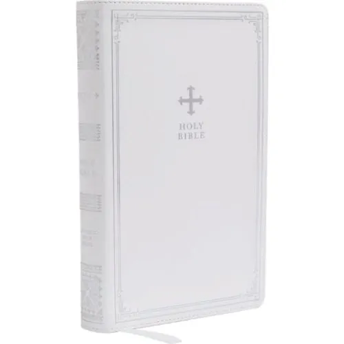 NRSV Catholic Bible Gift Edition - Hvid Leathersoft