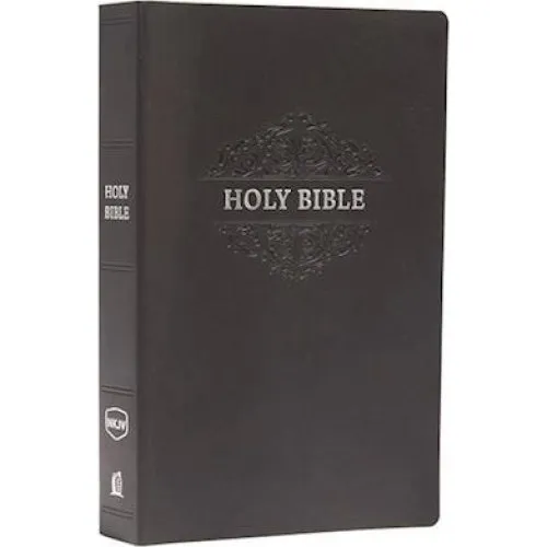 NKJV Holy Bible Soft Touch Edition, Leathersoft, Sort