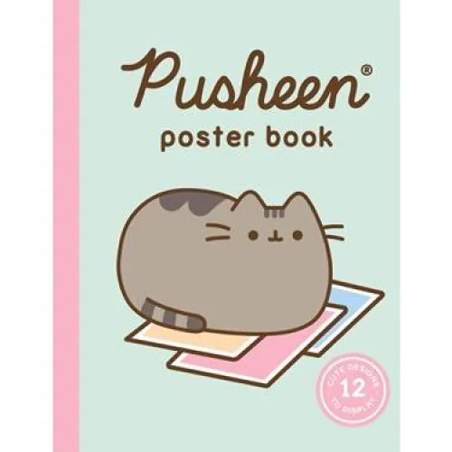 Pusheen Poster Book - 12 unikke designs af Claire Belton