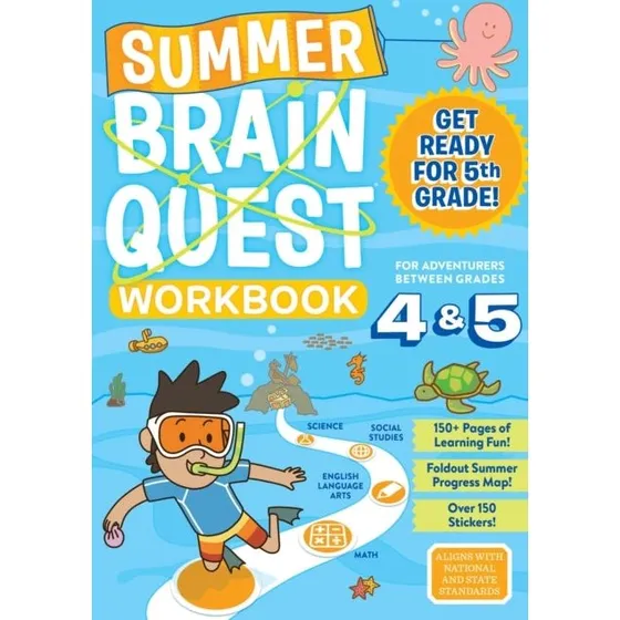 Summer Brain Quest: Between Grades 4 & 5 - Arbejdsbog