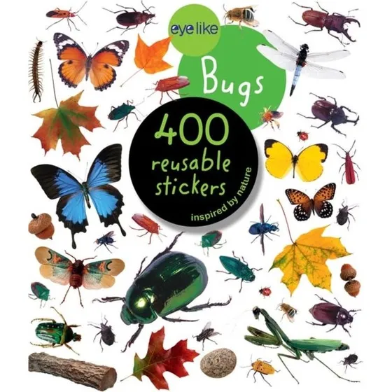 EyeLike Stickers: Bugs - 400 fotorealistiske klistermærker