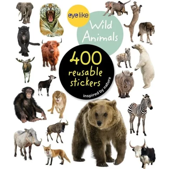 Eyelike Stickers: Wild Animals - 400 klistermærker