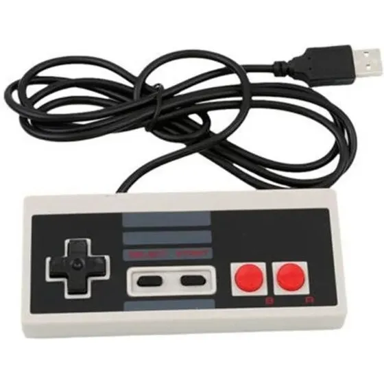 NES Retro USB-joystick til PC – kablet controller