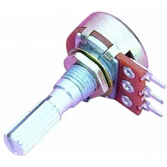 MONACOR Potentiometer VRA-100M10 10 kΩ (log) 6 mm skaft