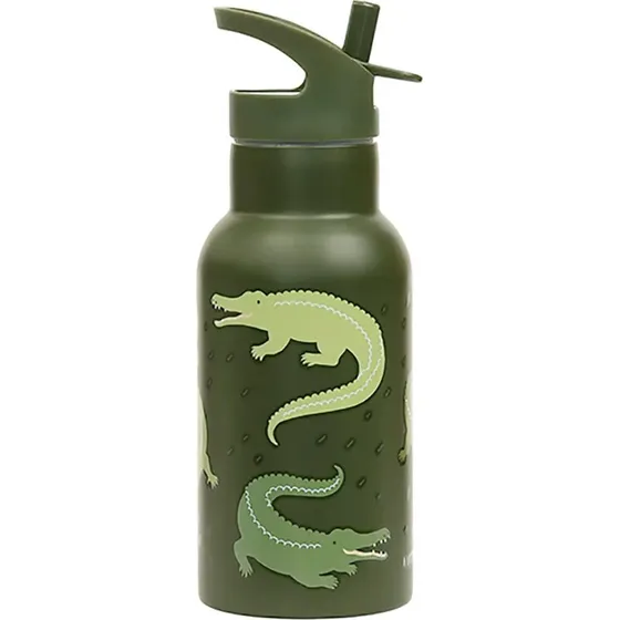 Ståldrikkedunk 350 ml – Crocodiles (dobbeltvægget)