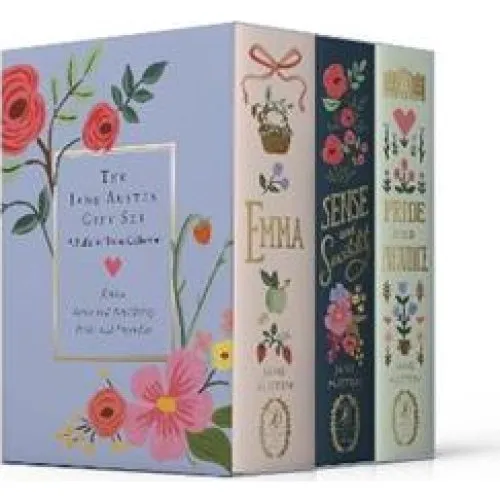 Jane Austen: A Puffin in Bloom 3-bog samling i gaveæske