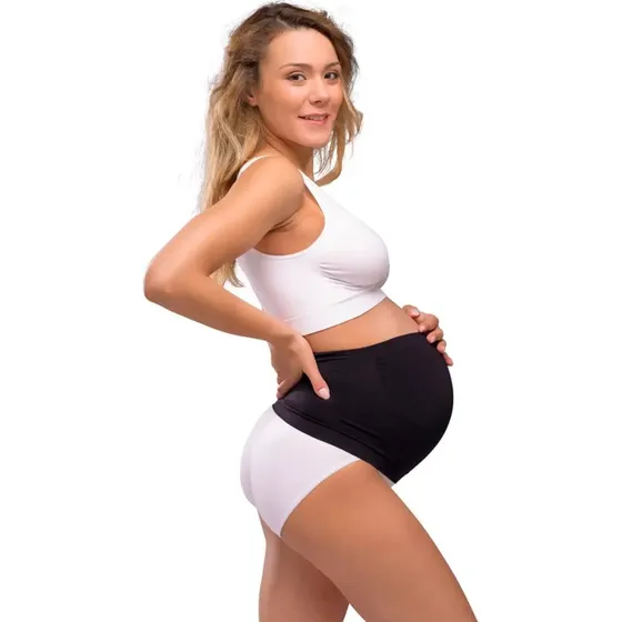 Carriwell Sømløst Graviditetsstøttebånd - Sort M