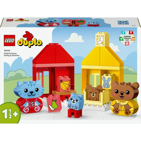 LEGO DUPLO 10414 – Dagligdagens rutiner: Spisetid & Sengetid
