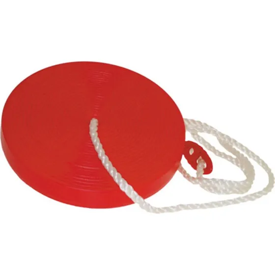 Nordic Play Tallerkengynge rød med justerbart reb