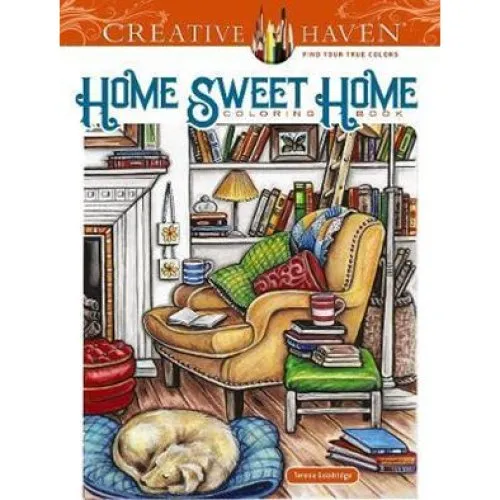 Creative Haven Home Sweet Home Coloring Book - Teresa Goodridge