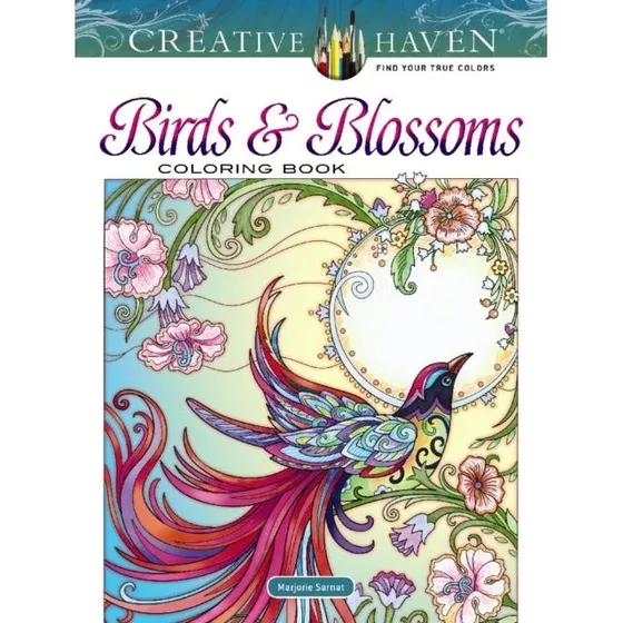 Creative Haven Birds and Blossoms Coloring Book