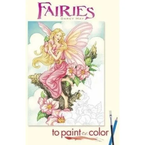 Darcy May - Fairies to Paint or Color - Farvebog