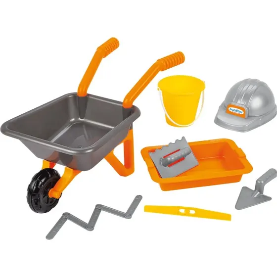 Ecoiffier Murersæt med trillebør – 8 dele