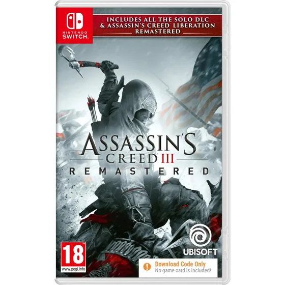 Assassin's Creed III Remastered – Nintendo Switch (Kode i boks)
