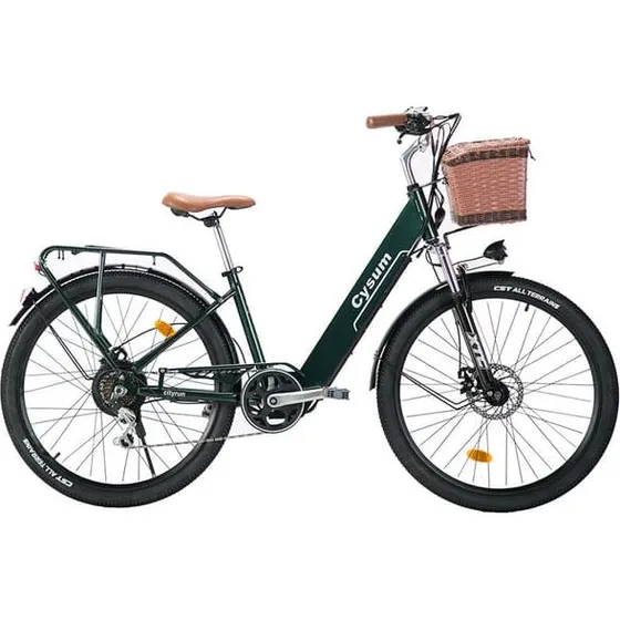 CYSUM Cityrun-26 Elcykel med 250W motor og 36V 10Ah batteri