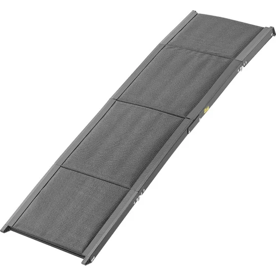 Hunderampe 180x43,2 cm, Sort, Sammenklappelig aluminiumsrampe
