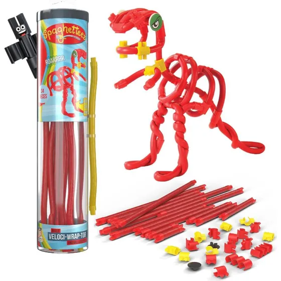 Spaghetteez Velociraptor Flexible Building Rods - 34 dele