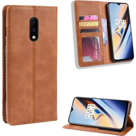 Bofink Vintage OnePlus 7 etui - Brun