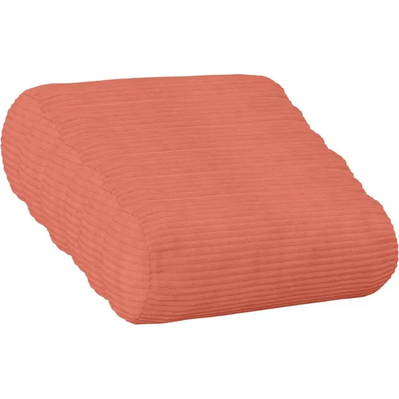 vidaXL HEERLEN Pudebetræk 6 stk. Rød Orange Cordfløjl 15x40 cm