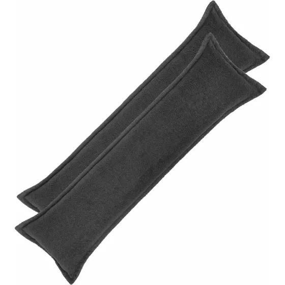 vidaXL HOUTEN Pudebetræk 2 stk. Mørkegrå Bouclé 40 x 145 cm
