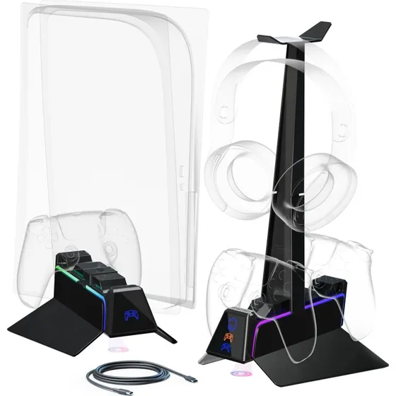 Oniverse Station X3 – PS5 hurtigopladningsstation (sort)