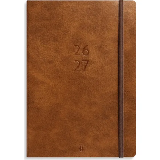 Mayland Studie A5 Forma Deluxe Ugekalender 2026/2027 - Brun