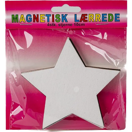 Artino Magnetisk Lærrede Stjerne 10cm - 4 stk.