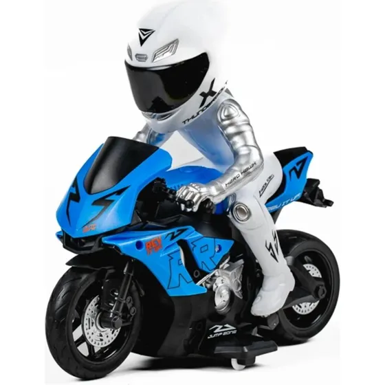 Tec-Toys Thunder Riders Fjernstyret Motorcykel 1:10 - Blå
