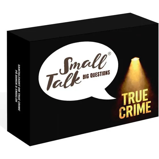 Small Talk Big Questions TRUE CRIME Samtalekort