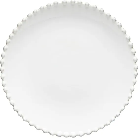 Costa Nova Pearl asiet 22 cm, hvid