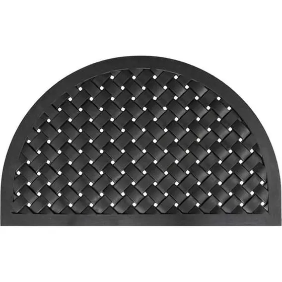Dørmåtte i gummi Weave halvkugle - 56 x 91 cm