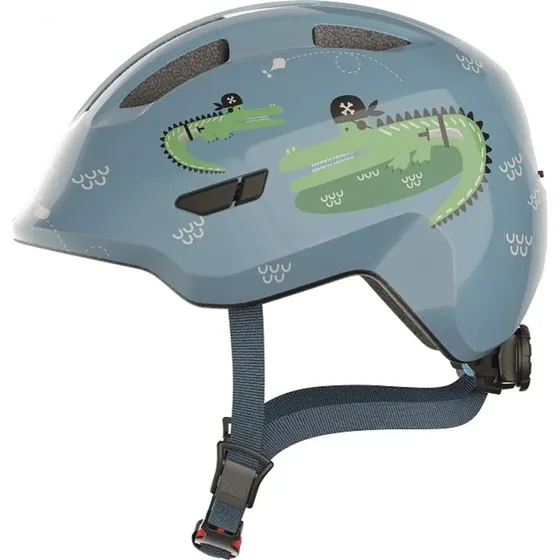Abus Smiley 3.0 børnehjelm Blue Croco (50-55 cm)