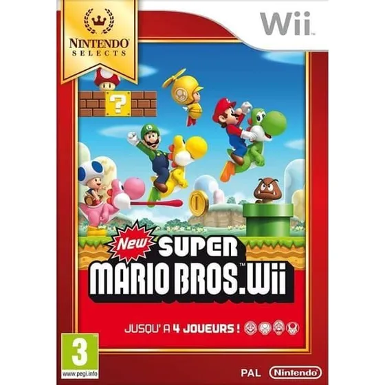 New Super Mario Bros. Wii til Nintendo Wii & Wii U - Refurbished