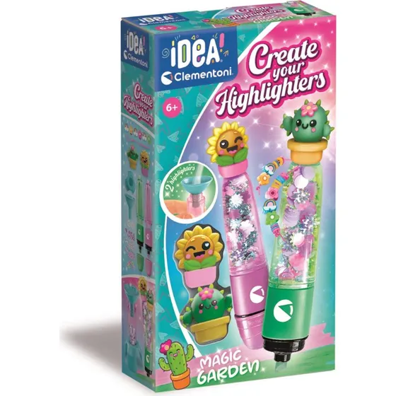 Clementoni Create Your Highlighters Magic Garden (2 stk)