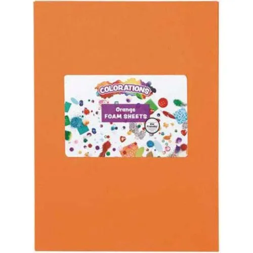 Colorations Skumplader Orange - 10 stk.