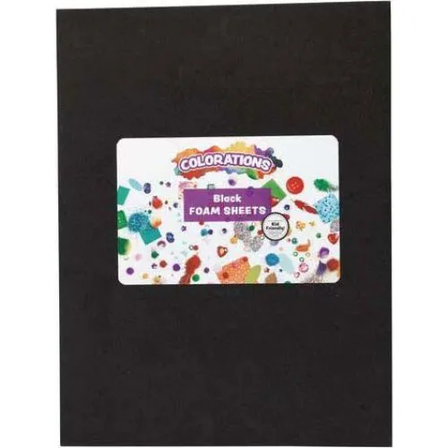 Colorations Skumplader Sort - 10 stk.