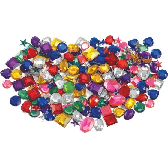 Colorations Glitter Rhinestone Shapes - 2000 stk.