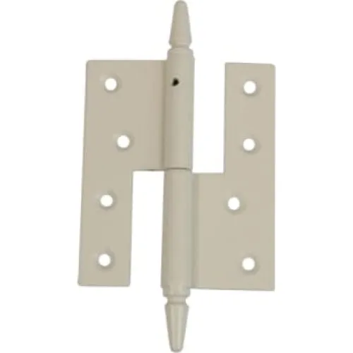 Hamborg hængsel 11142v 109x38 mm hvid med figurknop