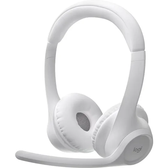 Logitech Zone 300 trådløst headset USB-C, støjreducerende mikrofon (hvid)