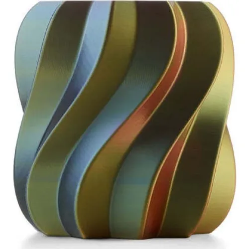 Anycubic PLA Silk Tri-Color Filament 1.75mm Rød/Blå/Gul 1kg