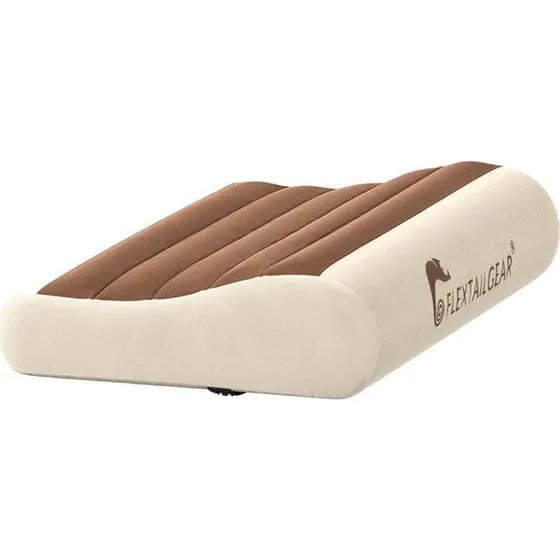 Flextail Zero Oppustelig Pude - 42x28x12cm - Brun